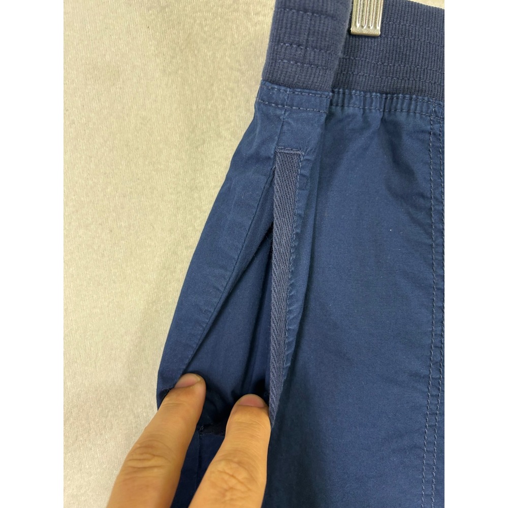 Coastal Grandma Chico's Women 12 Blue Wide Leg Pull On Cropped Pants - Picture 9 of 12